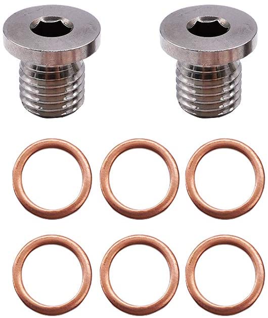 Crankcase Engine Oil Drain Plug & Washer Replacement for Polaris Sportsman RZR Ranger Scrambler 7052306