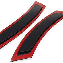 GSRECY 2pcs for BMW E92 E93 3 Series 2DR 2007-2013 Front Side Marke Fender Bumper Reflector (Smoke Lens)