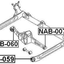 55130-95F0A / 5513095F0A - Arm Bushing For Rear Arm For Nissan