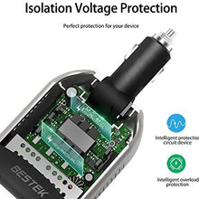 BESTEK 150W Power Inverter with 3.1A Dual USB Charging Ports Power Converter (MRI1511U)