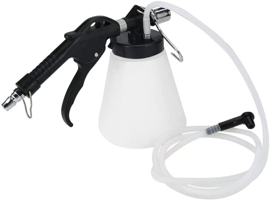 Yuanyuan 87-174psi Air Pressure 0.75L Air Brake Bleeder Kit Pneumatic Brake Clutch Vacuum Hydraulic Fluid Fill Bottle Kit Accessory