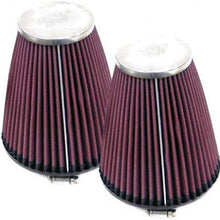 K&N Universal Clamp-On Air Filter: High Performance, Premium, Washable, Replacement Filter: Flange Diameter: 2.062 In, Filter Height: 4 In, Flange Length: 0.625 In, Shape: Round Tapered, RC-1202