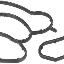 X AUTOHAUX 11427508970 11427508971 Car Engine Oil Pan Gasket Oil Cooler Filter Housing Gasket Seal Set for BMW 328i 330i