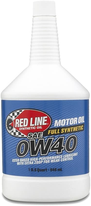Red Line 11104 0W40 Motor Oil - 1 Quart Bottle