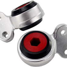 MSJFUBANGBM Front Control Arm Bushings for BMW E46 E85 325I 330I Z4 99-06 PQY-CAB16 OE:31126757623 31126757624 (Color : Silver)