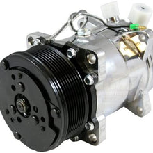 Dirty Dingo Sanden 508 7 Piston 6 Bolt Head A/C Compressor Satin Finish
