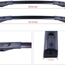 OCPTY Roof Rack Cargobar Carrier For Toyota RAV4 2013-2018 Rooftop Luggage Crossbars - Fits Side Rails Models ONLY