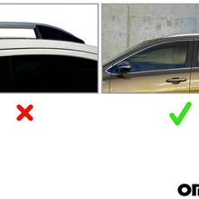 OMAC Roof Racks Lockable Cross Bars Carrier Cargo Racks Rail Aluminium Silver Set 2 Pcs. for Audi Q7 (4L) 2007-2015