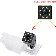 eHANGO Car Rear View Camera with 4 Pin to RCA Cable Bracket License Plate Lights Housing Mount for Buick Regal/Buick Excelle XT/Chevrolet Vectra/Chevrolet Malibu/Vauxhall (12 LED)