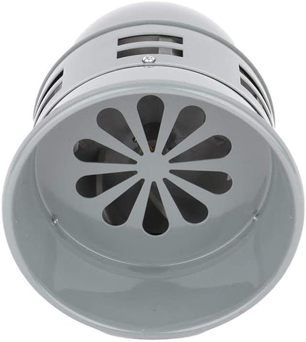 ZENITHIKE Air Raid Siren Horn Electric Car Driven Horn for Car Truck Train Van Boat,Gray