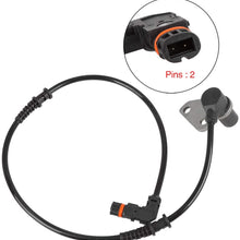 X AUTOHAUX Front Left or Right Car ABS Wheel Speed Sensor for Mercedes-Benz E300 E320 E420 E430 E55 2105409008