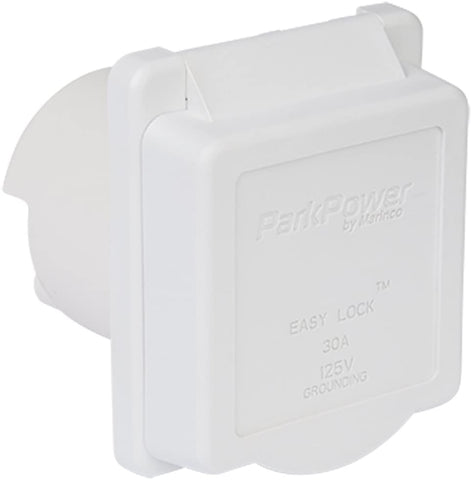 ParkPower 50ARVIW Weekender Power Inlet - 50 Amp, White