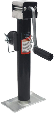 Open Road Brands Weld-On Pipe-Mount Swivel Trailer Jack, 2000 lbs. 15 Inches Vertical Travel,Trailer Tongue Jack, Boat Trailer Jack