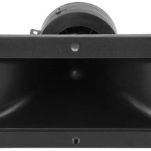 F FIERCE CYCLE DC 12V Black Plastic Rectangle Audio Stereo Tweeter Speaker for Motorcycle 2pcs