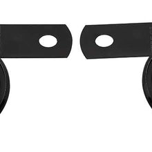 OCPTY Motorcycle Electric Horns 108DB Scooter Round Twin Horn Speaker for ATV Bicycle Motorcycle,Black