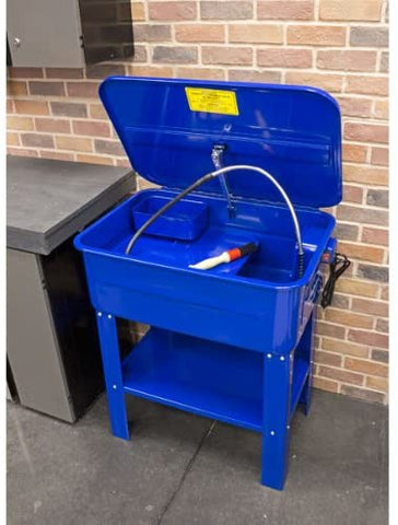 Eastwood 20 Gallon Parts Washer Cabinet Electric Solvent Pump Automotive Parts Washer Cleaner