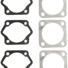 HURI 3set Cylinder Head Bottom Gasket for Motorized Bicycle Bike 49cc 60cc 66cc 80cc 2 Stroke Engine