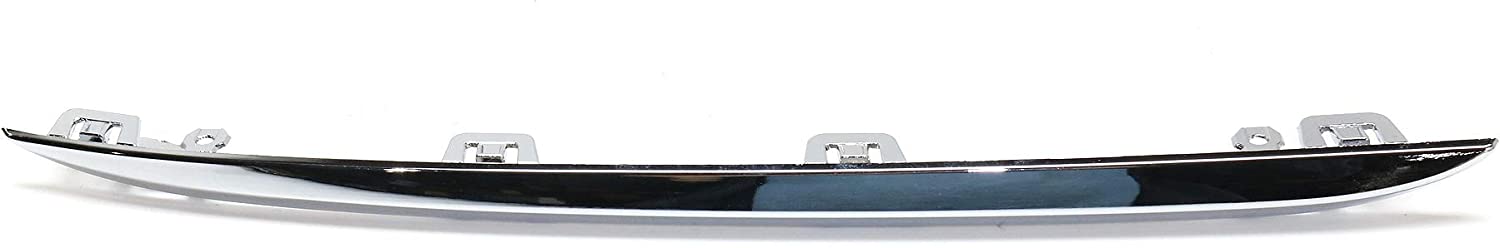 Bumper Molding compatible with Mercedes Benz C300 15-16 Rear RH Chrome w/Luxury Package Sedan