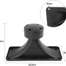 F FIERCE CYCLE DC 12V Black Plastic Rectangle Audio Stereo Tweeter Speaker for Motorcycle 2pcs