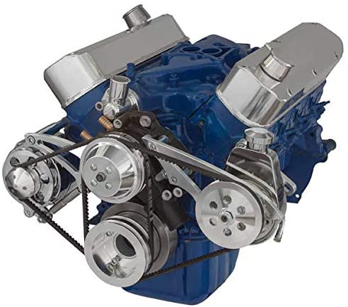 V-Belt System Compatible with Small Block Ford- Alternator and Power Steering 289 302