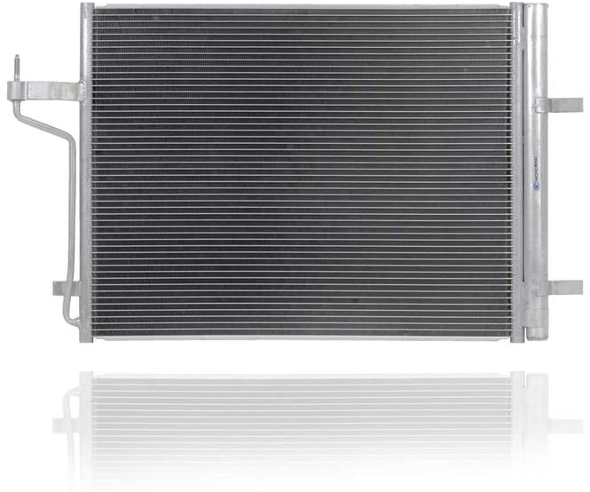 A-C Condenser - Koyorad For/Fit 13-18 Ford Escape 1.6L 13-16 2.5L-Engine - With Receiver & Dryer, Parallel Flow - CV6Z19712KB