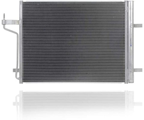 A-C Condenser - Koyorad For/Fit 13-18 Ford Escape 1.6L 13-16 2.5L-Engine - With Receiver & Dryer, Parallel Flow - CV6Z19712KB