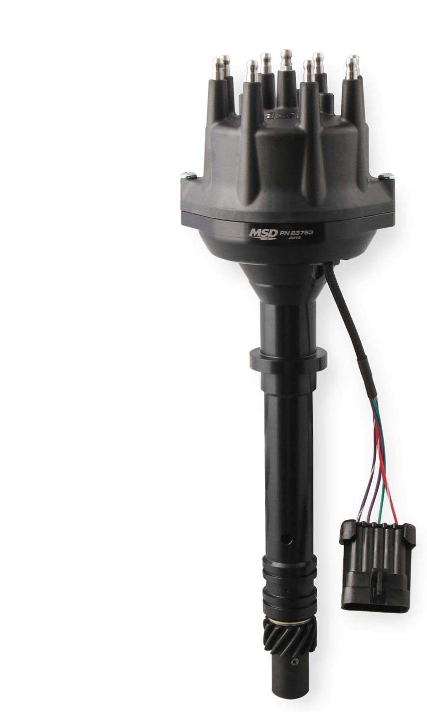 Msd Dist, Black, Dual Sync, Chevy Sb/Bb