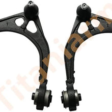Titaniarm Brand New 2 PCS Front Upper Control Arms with Ball Joints and Bushings for Chrysler 300, Dodge Challenger, Charger & Magnum 2WD