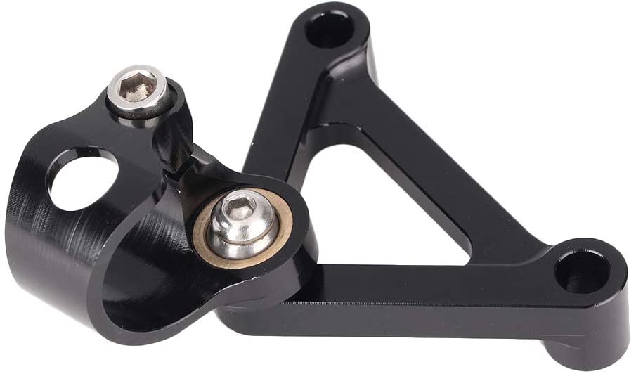 Mallofusa Motorcycle Stabilizer Steering Damper Bracket Mount Holder Kit Compatible for Ducati 696 796 795 Silver