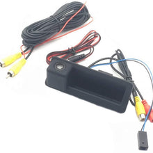 AupTech Car Rearview Camera for BMW 1' E82 E88 3' E90 E91 E92 E93 5' E60 E61 LCI Waterproof Night Vison HD Backup Reverse Camera NTSC Type CCD Trunk Handle with Switch