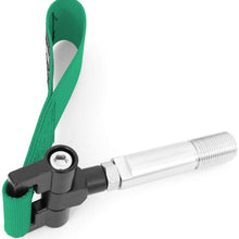 NRG Innovations TOW-120GN Front/Rear Bumper 2.25 Inches Wide Nylon Towing Hook Belt Strap + LED Keychain Flashlight