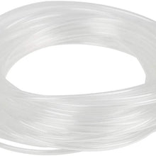 X AUTOHAUX 10 Meter 32.8ft 2mm Inner Dia Universal Polyurethane PU Vacuum Hose Tube Clear for Car