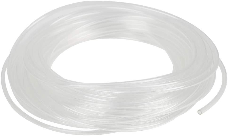 X AUTOHAUX 10 Meter 32.8ft 2mm Inner Dia Universal Polyurethane PU Vacuum Hose Tube Clear for Car