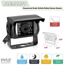 Car Backup Rear View Camera - Reverse Parking Rearview Back Up Car Camera And Monitor Video System w/ 7" Monitor, Dual DC 12-24V - Back Up Camera For Bus, Truck, Trailer, Van - Pyle PLCMTR71