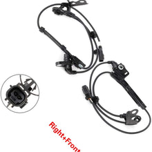 LUJUNTEC ABS Wheel Speed Sensor Right+Front ALS2316 Replacement for 2009 2011-2012 2015-2017 Toyota Corolla