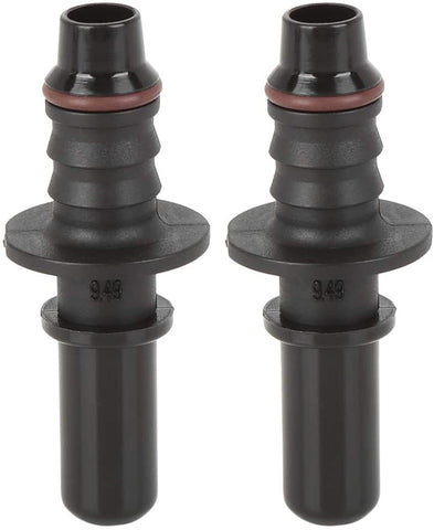 X AUTOHAUX 2pcs 9.49mm ID8 Car Fuel Line Hose Pipe Quick Release Male Connect Connector