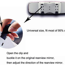 Siyibb Bling Car Rearview Mirror Diamond Decoration - Pink