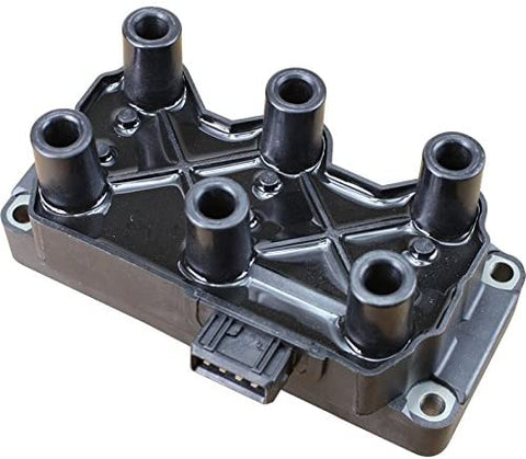 AIP Electronics Premium Ignition Coil Pack Compatible Replacement For 1994-1995 Saab 900 2.5L V6 and Saab 9000 3.0L V6 Oem Fit C339