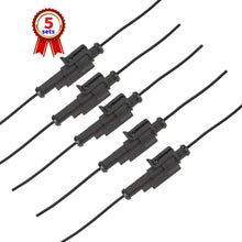 10 Kit 2 Pin Way Car Waterproof Electrical Connector Plug with 10cm Wire 17 AWG Marine, Real Conductor 1.2mm / 17 AWG Wire Match 16 18 AWG Electrical Wire