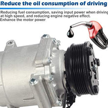 AUTEX AC Compressor & A/C Clutch CO 11155C 57887 Compatible with Versa 2007 2008 2009 2010 2011 1.8L Compatible with Tiida 2007 2008 2009 2010 2011 2012 2013 2014 2015 1.8L