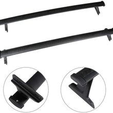 WHEELTECH Roof Rack Cross Bar Rail fit For Chevrolet Traverse 2018-2019 Cargo Racks Rooftop Cargo Luggage Baggage Black Crossbars