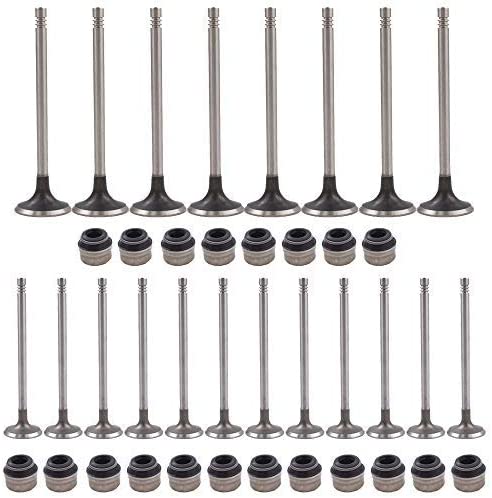 labwork Engine Valves (12 Intake+8 Exhaust) Fit for 97-06 Audi A4 A6 S4 TT Quattro VW Beetle Golf Jetta Passat 1.8L Turbo 20V 058109611