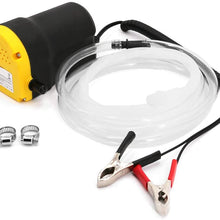 UTSAUTO 12V 60W Oil Change Pump Extractor DC Oil Diesel Extractor Oil Quick Extract Transfer Pump Scavenge Suction Kit for Car Boat Tubes Truck RV ATV and Other Vehicles