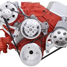 Serpentine Kit for Small Block Chevy High Mount SBC 283 327 350 Long Water Pump