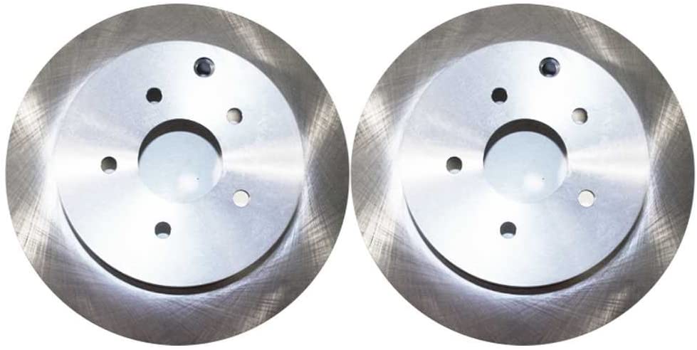 AutoShack R41350PR Rear Brake Rotor Pair 2 Pieces Fits Driver and Passenger Side