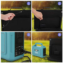 COOCHEER Solar Charger 120W Portable Solar Panel Foldable for Power Station Generator and Laptop Tablet GPS iPhone iPad Camera for Emergency Hurricane Home