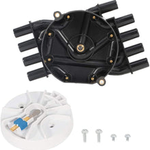 ROADFAR Ignition Distributor Cap and Rotor Kit Compatible for Chevro-let C2500 V8 5.7L for GM-C Savana 3500 for Cadill-ac Escalade DR474 DR331 D303A DR2031G
