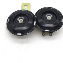Vosarea Universal Round Loud Horn Speaker for Scooter Moped Dirt Bike ATV Go-Kart Vespa Dirt Bike Pocket Bikes 48-60V
