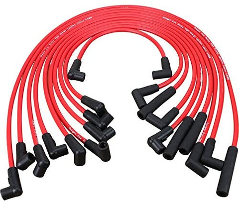 Dragon Fire Race Series High Performance Ignition Spark Plug Wire Compatible Replacement Set For 1987-1993 Chevrolet Chevy Camaro Caprice Pontiac Firebird and More GM 305 350 Engines 12073969 Oem Fit