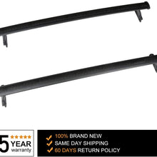 WHEELTECH Roof Rack Cross Bar Rail fit For Chevrolet Traverse 2018-2019 Cargo Racks Rooftop Cargo Luggage Baggage Black Crossbars